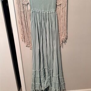 Free People Mint extra tropical maxi